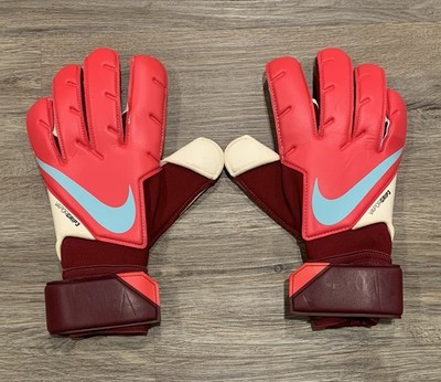 NIKE VAPOR GRIP 3 PROMO ELITE GOALKEEPER GLOVES RED BURGUNDY DM4008 660 SIZE 11