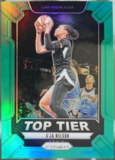 2024 Panini Prizm WNBA - Top Tier Prizms Green #1 A'ja Wilson Basketball NM