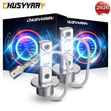 H3 Led Fog Light Bulb Conversion Kit 6500k Bright Canbus Super White High Power