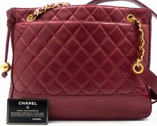 CHANEL LAMB CHAIN SHOULDER BAG 255 TASCHE SCH...