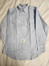 Ladies Long Sleeve " 36 Long" Flying Cross Light Blue Uniform Shirt