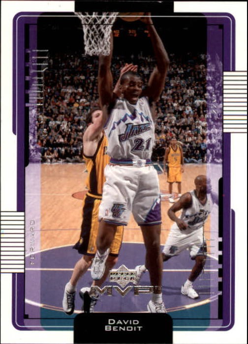 2001-02 Upper Deck MVP #175 David Benoit - BSK