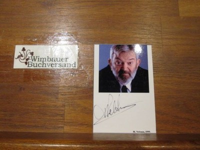 Martinus Veltman (1931-2021) Nobelpreis für Physik 1999 // Autogramm Autograph s