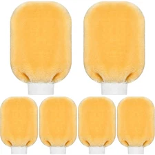 6 Pcs Painters Mitt Painters Tool Dusting Gloves Deck Stain Applicator for Pa