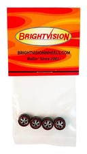 Four Premier Brightvision Redline Wheels 4 Small Hong Kong Bearing Style