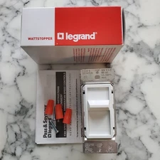 Legrand Wide Slide Dehummer Fan Speed White Control Switch Pass Seymour 94084-W