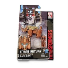 TRANSFORMERS RAMHORN TITANS RETURN FIGURE TITAN MASTER RHINO MOSC 2016 RARE