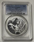 2020 Niue $2 Star Wars Darth Vader 1oz Silver PCGS MS69 First Day of Issue
