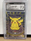 2000 Pokemon Topps Chrome Pikachu #25 Graded CGC 7.5