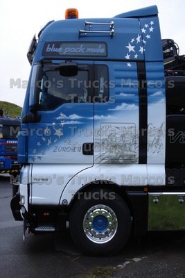 LKW Foto MAN TGX 680 Truck blau blue pack mule Zürcher #m6by