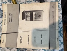 VINTAGE SEARS PENSKE EXHAUST GAS ANALYZER MODEL #244-21018