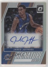 2017-18 Panini Donruss Optic Signature Series Holo Prizm Jared Jeffries Auto nd3