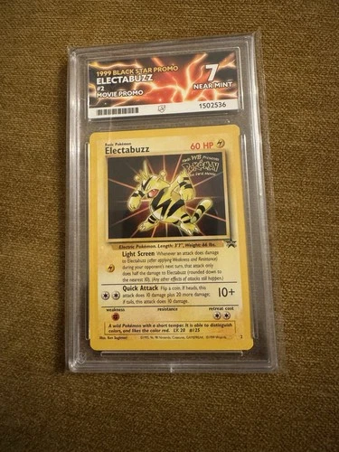 Electabuzz 1999 Black Star Promo #2 Ace 7 Movie Promo