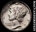 1943-S Mercury Dime- Super Choice Gem Brilliant Uncirculated++++ Luster #i2033