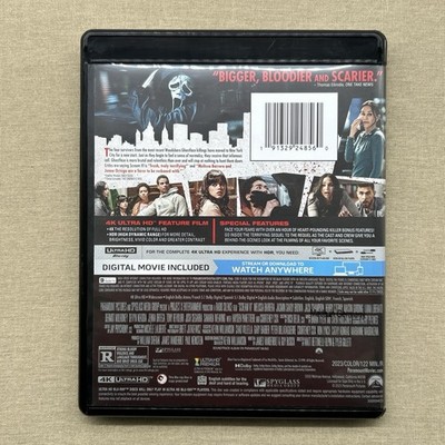 Scream VI (6) (4K UHD 2023) Sequel Slasher Horror Melissa Barrera