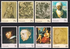 W GRENADA 2514-2521 PAINTINGS