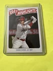2021 TOPPS THROWBACK THURSDAY TBT 1975 HIGHLIGHTS CARD ANGELS SHOHEI OHTANI #140