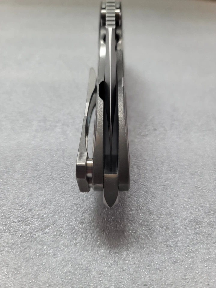 Cuchillos Direware S-96, punto de caída compuesto, 8 incrustaciones de madera complejas, rompevidrio Foto 4 de 4