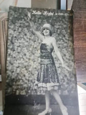 Old Photo Postcard In The QUEENS ACTRESS SILENT CINEMA