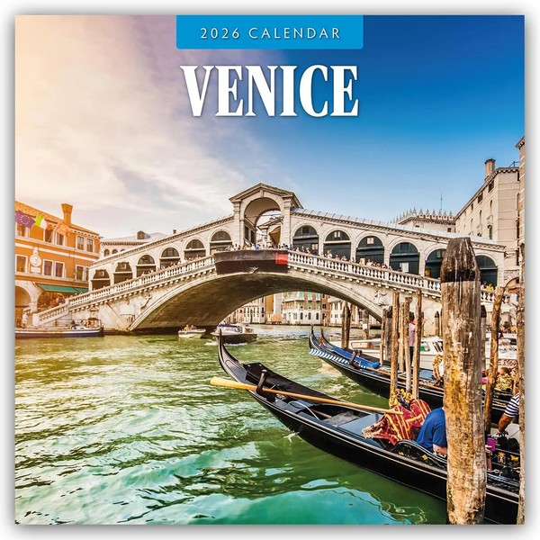 Venice 2026 Square Wall Calendar | Red Robin | Englisch | Taschenbuch | 14 S.-image
