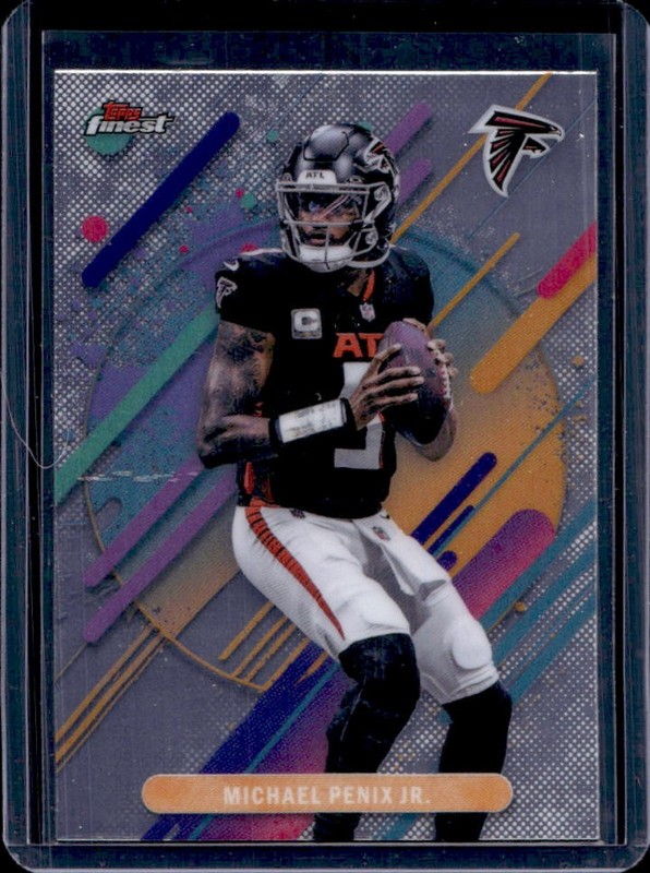 2025 Topps Finest Michael Penix Jr. Rare #224 Falcons