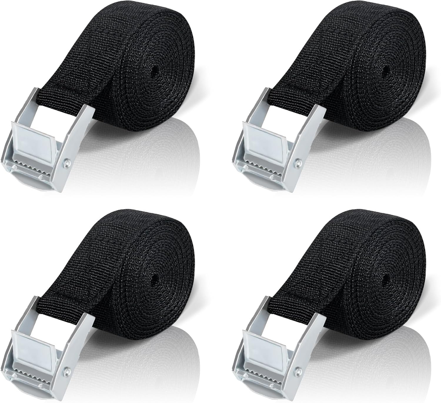 Correa De Amarre 3M, 4PCS Cinchas De Amarre Con Hebilla, Ajustable Eslingas Con