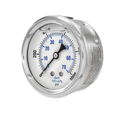 #ad PIC Gauge PRO 202L 254M Glycerin Filled Industrial Center Back Mount Pressure Ga $36.05