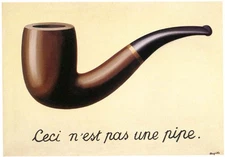 La Trahison des Images by Rene Magritte Offset Lithograph Art Print Pipe Poster