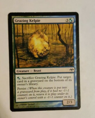 MTG Grazing Kelpie Eventide 153/180 Regular Common magic the gathering