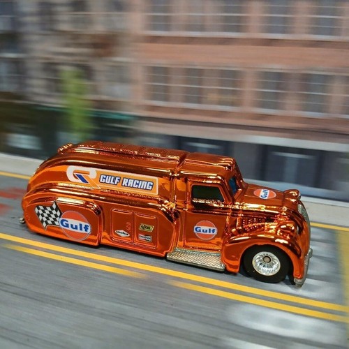 Hot Wheels DODGE AIRFLOW Orange CHROME GULF (WANGSTAR CUSTOM) METAL REAL RIDERS - Picture 4 of 15