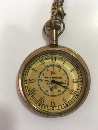 Titanic Pocket Watch RMS Titanic Vintage Pocket Watch 1912 - Picture 8 of 11