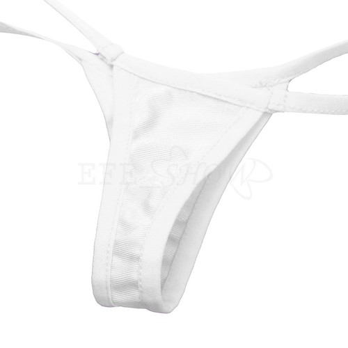 Intimo donna micro perizoma mozzo aperto vita bassa corde a G slip mutandine bikini - Foto 26 di 30