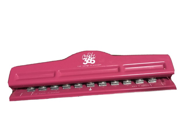 The happy planner 11 hole punch create 365 pink ebay