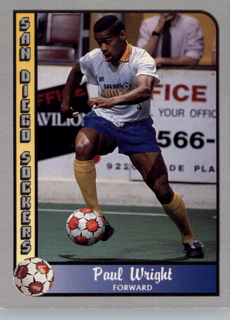 1990-91 Pacific MSL MISL  NASL NPSL - San Diego Sockers - #90 Paul Wright