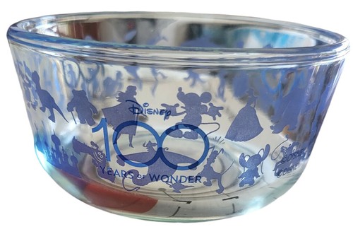 Pyrex Decorated Glass Storage 6 Piece Set Disney 100 Years Commemorative Series - Picture 12 of 14