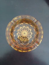 Vintage Cigar Ashtray Glass