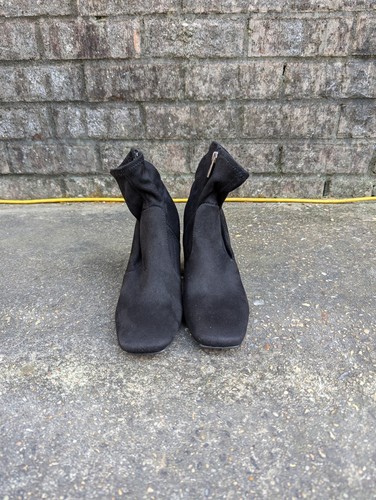 unisa women's black suede sock ankle boots size 6 - Picture 4 of 8