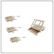 leggio da tavolo viaggio in legno valigetta artisti per tablet libri pieghevole