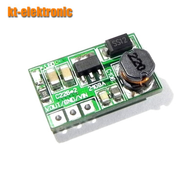 1,2V zu 5,0V Mini DC-DC Step Up / Boost Spannungsregler Modul Uin=0,9V-5,0V