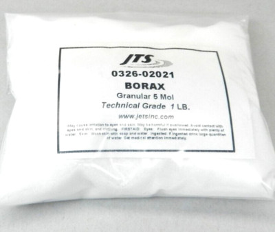 Borax Flux 1 Pound Melting Gold Silver Crucible Glaze Jewelry Casting 16oz Bag