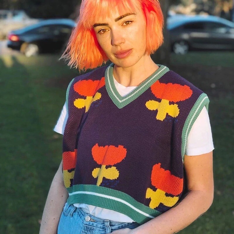 Innerrelm】Happy Rider Crop Vest 女性用タッパー Innerrelm】Happy