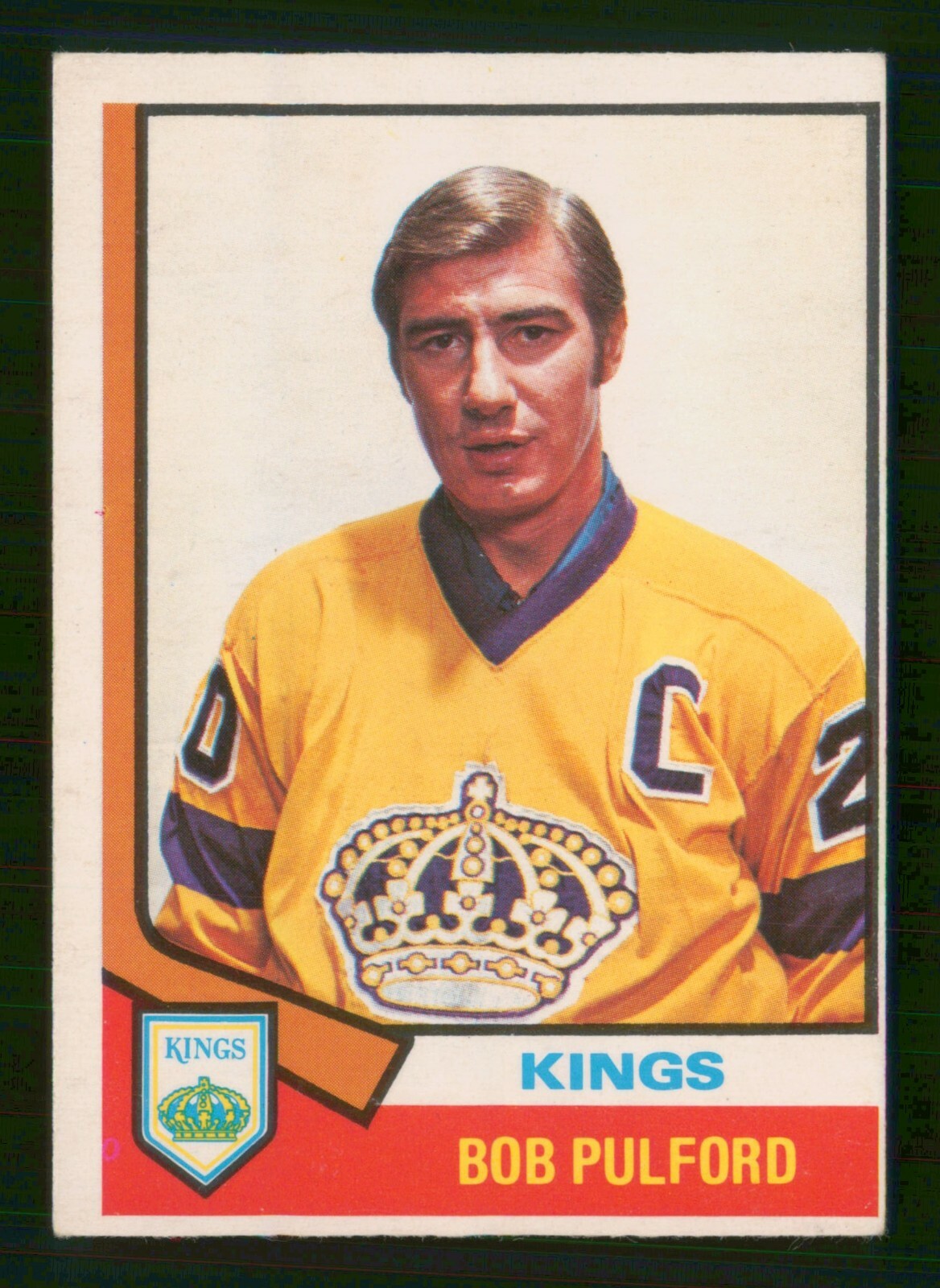 BOB PULFORD "COACH" 1974-75 O-PEE-CHEE 74-75 NO 229 VGEX+  59938