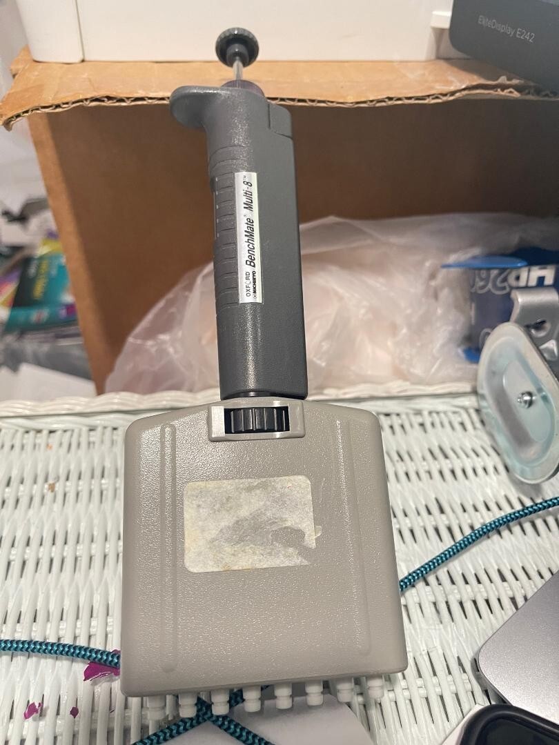 Oxford BenchMate 40200 uL Pipette Pipettor Multi 8 Channel(2G) eBay