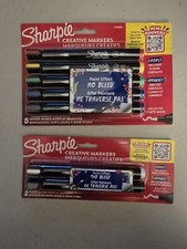 Sharpie Creative Markers Water-Based Acrylic Markers Bullet Tip Lot Of 2 5 Packs