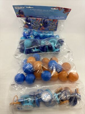 Finding Dory 100 Piece Mega Value Pack Mix Party Favors New Birthday Prize