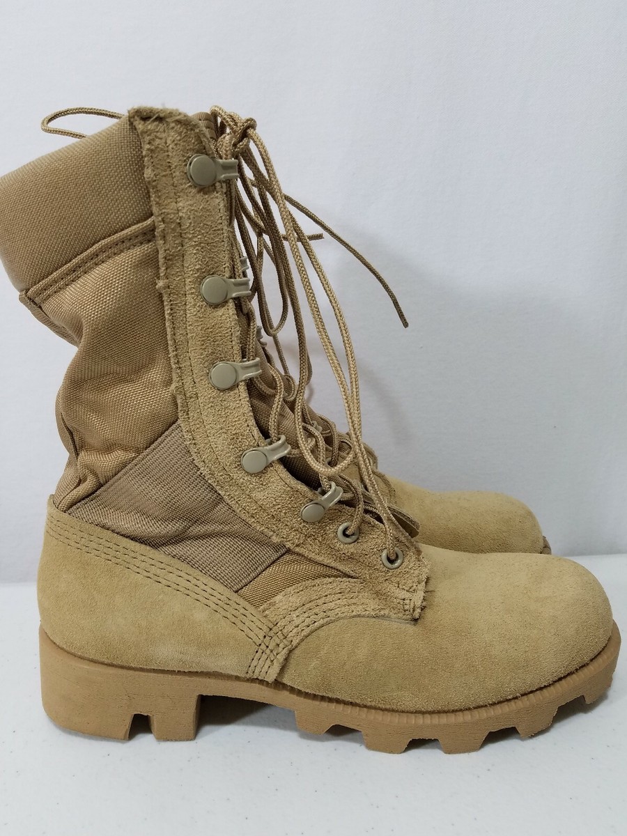 Ro Search NS 4-97 2-5223 Tan Military Combat Boots 5R | eBay