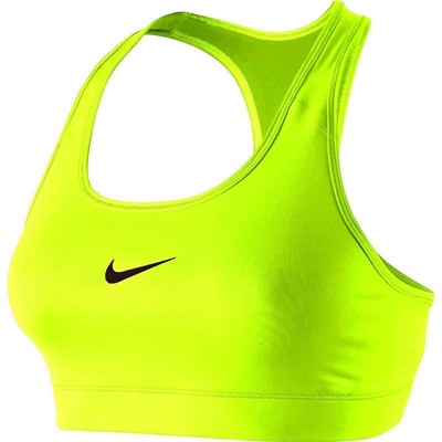 nike yellow sports bra