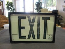 (3) Exitronix G602/WB/AT/DL Emergency Exit Signs