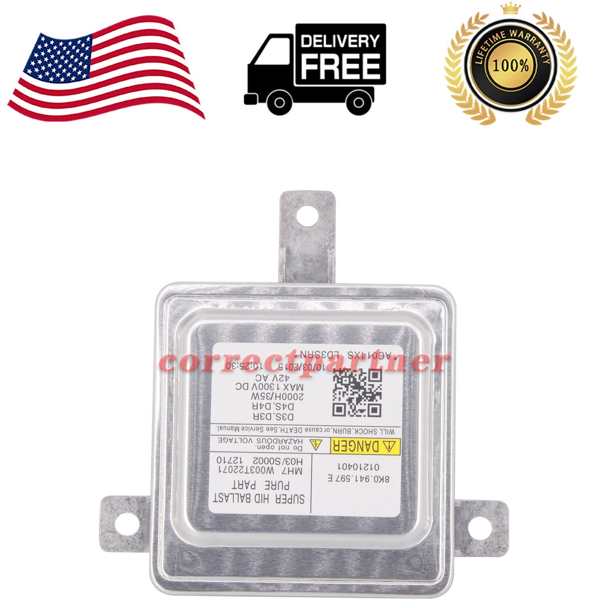 Xenon HID Ballast for Volkswagen Touareg 2011 - 2015 W003T22071 Xenon HID Ballast for Volkswagen Touareg 2011 - 2015 W003T22071