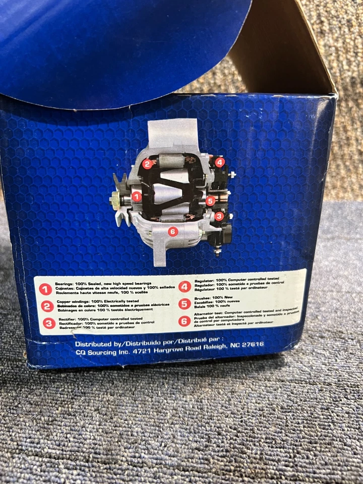 Alternador Reman para Buick Rainier L6 4.2L 07-07 CW 12V 150AMPS 8498 Foto 3 de 4